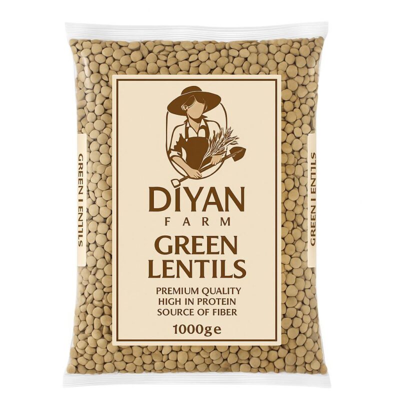 GREEN LENTILS 1000 GR
